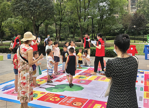 大豐街道高家社區(qū)垃圾分類(lèi)宣傳活動(dòng)